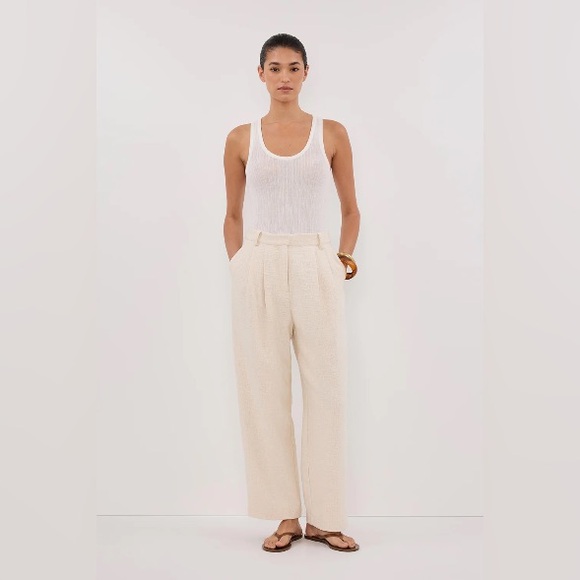 DISSH Pants - DISSH Nia Natural Open Weave Pant
